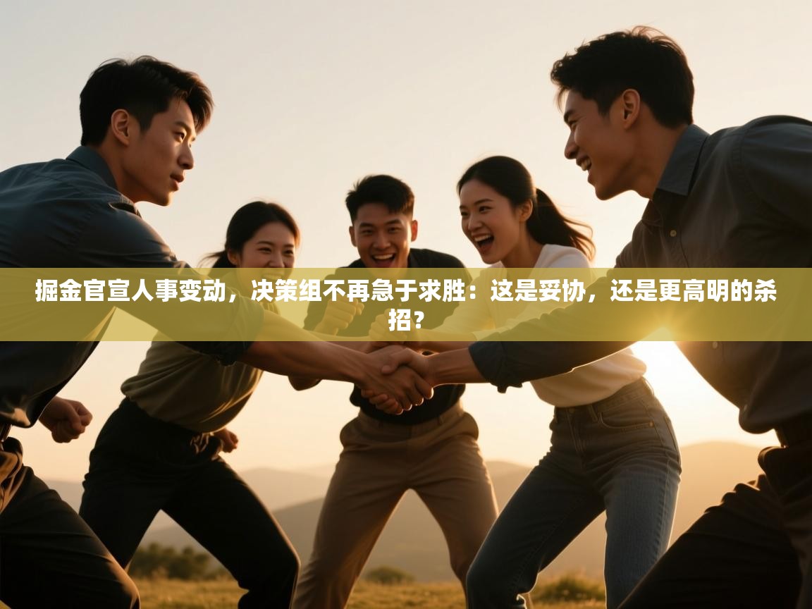 掘金官宣人事变动，决策组不再急于求胜：这是妥协，还是更高明的杀招？  第1张