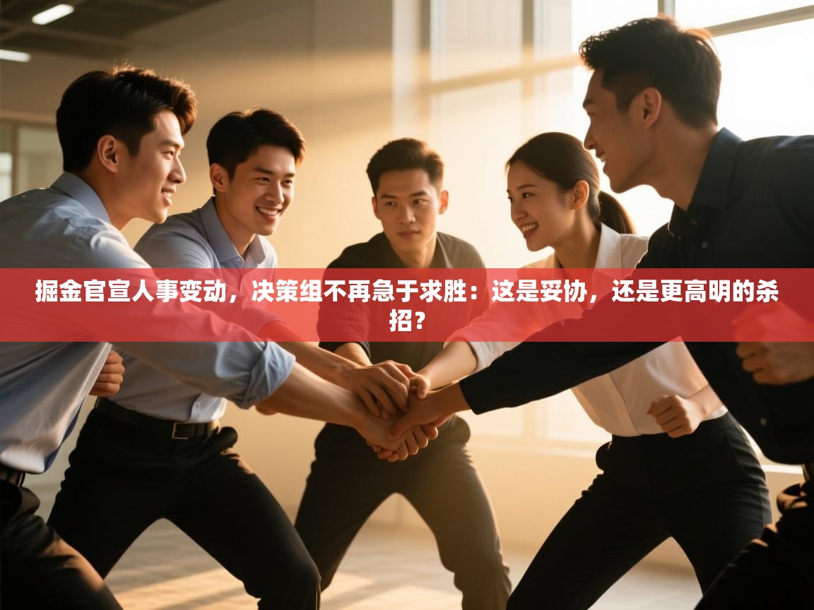 掘金官宣人事变动，决策组不再急于求胜：这是妥协，还是更高明的杀招？  第2张